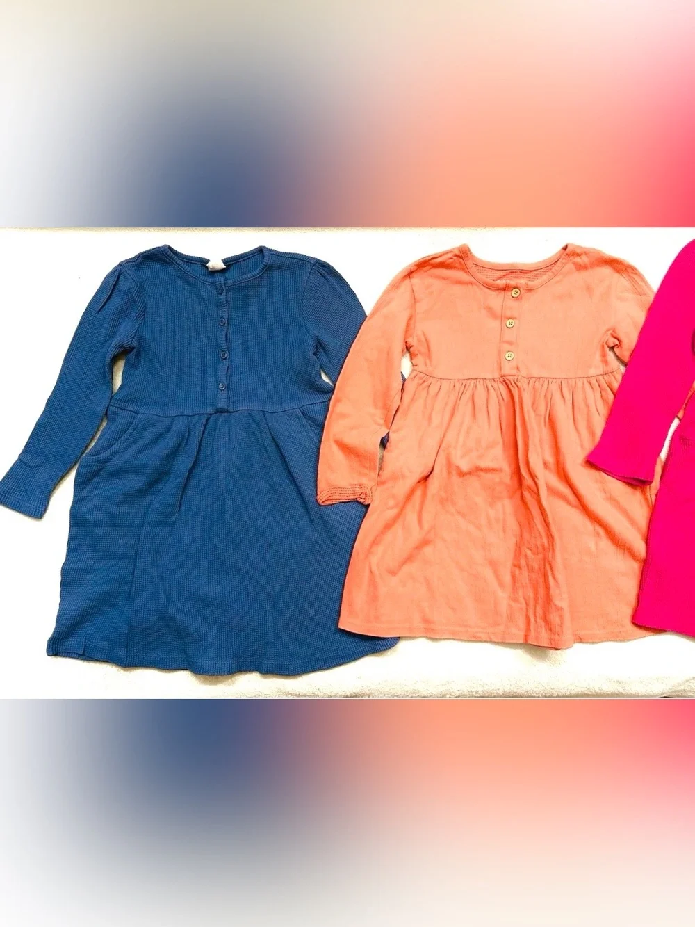 Cute Lot Girls Dresses Size 4/5T Years Cotton -Gap, Cat&Jack Excellent Condition